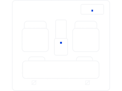 Overhead cabin drawing marking the USB data ports to use.
