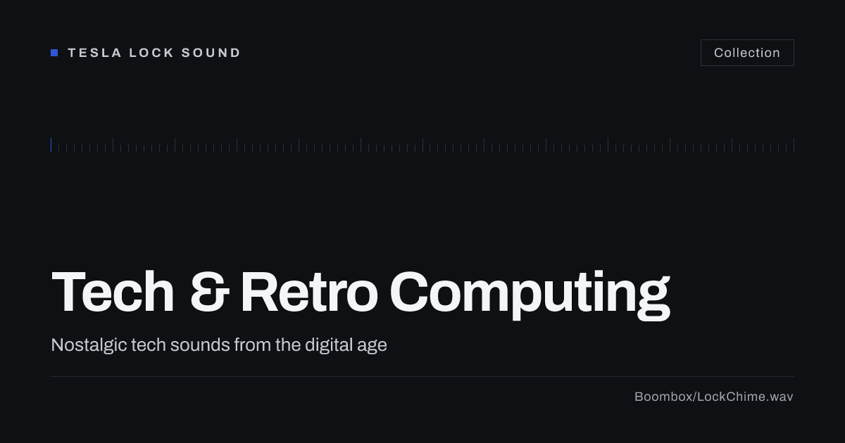 Tech & Retro Computing | Tesla Lock Sounds