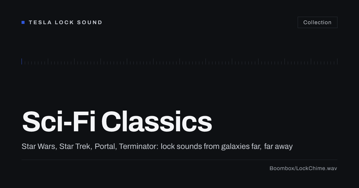 Sci-Fi Classics | Tesla Lock Sounds