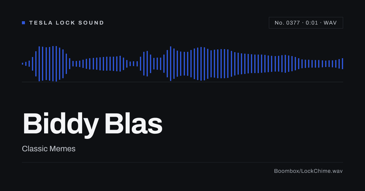 Biddy Blas Sound Effect: Free WAV Download