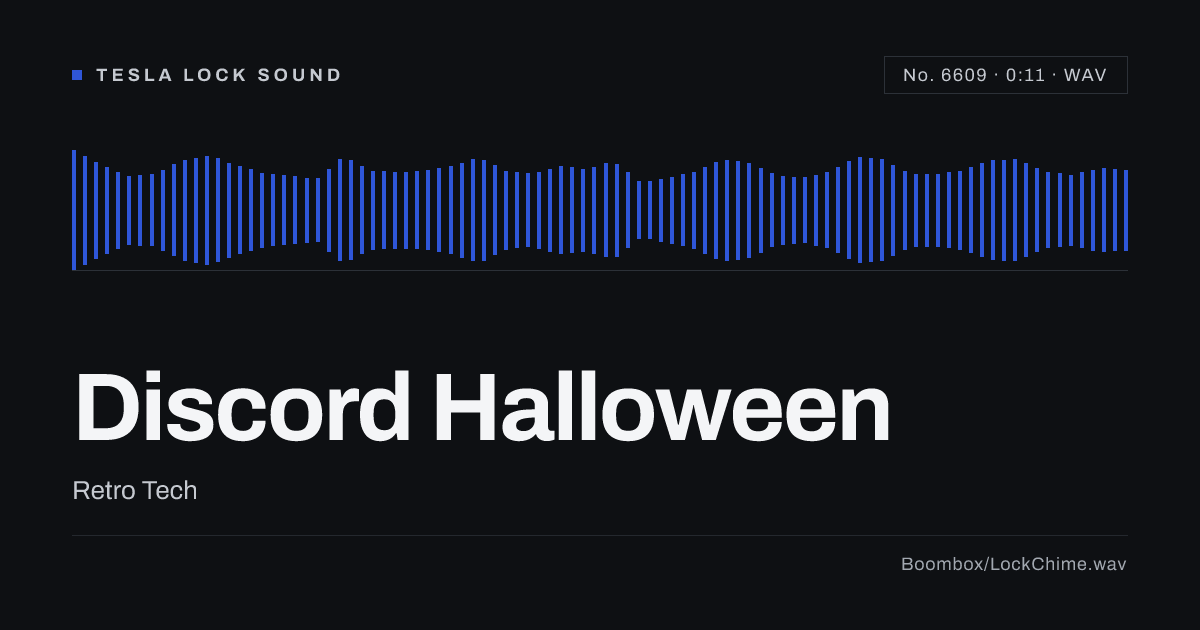 Discord Halloween Sound Effect: Free WAV Download