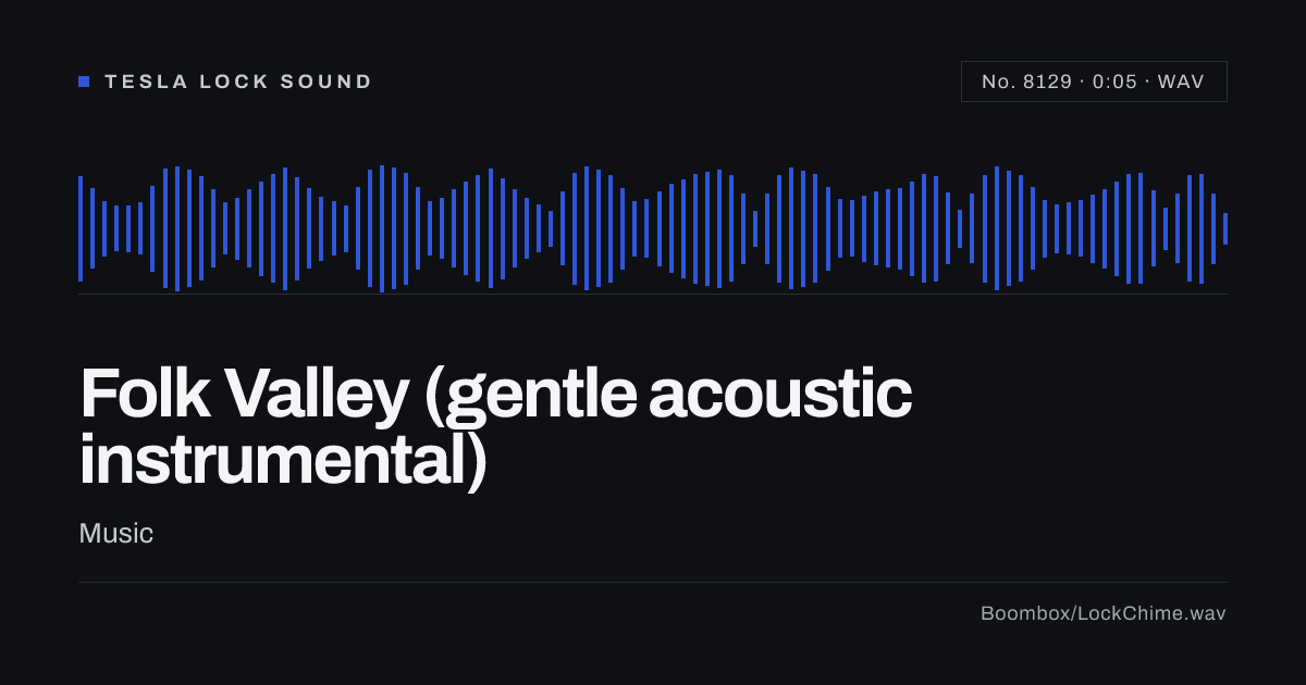 Folk Valley Sound Effect: Free WAV Download