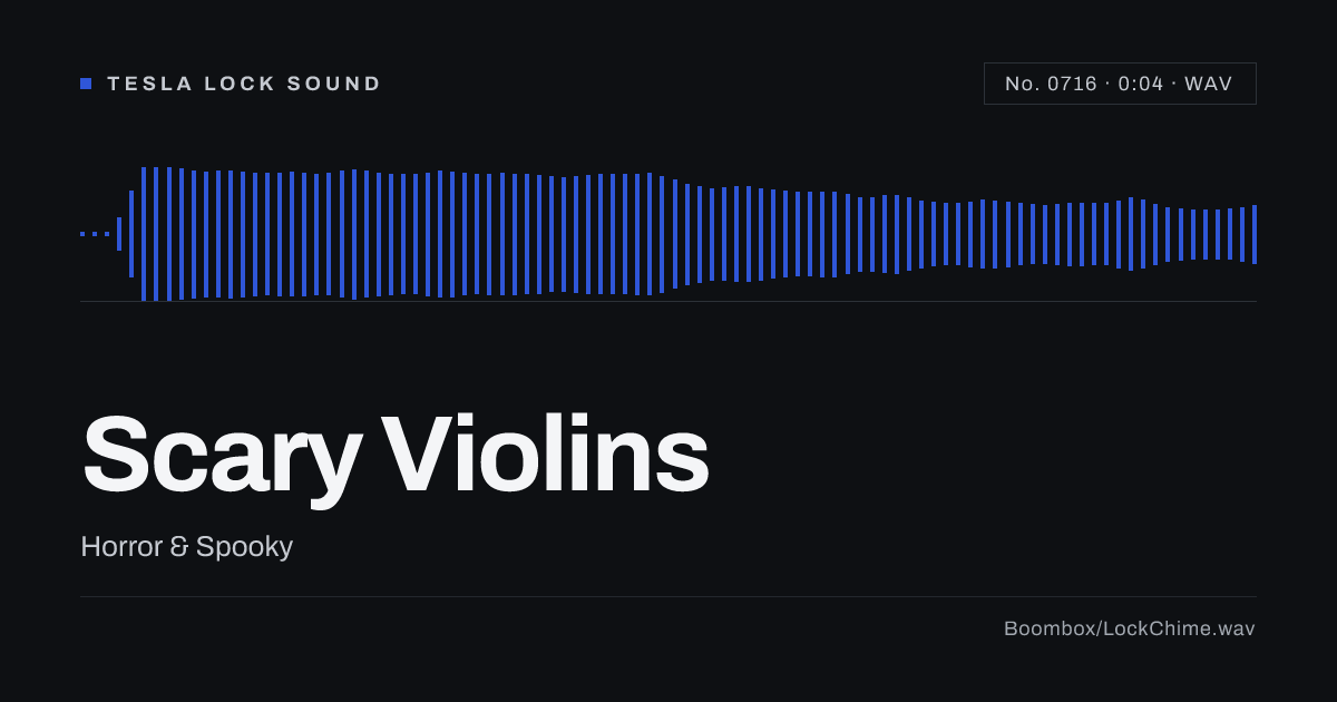 Scary Violins Sound Effect: Free WAV Download