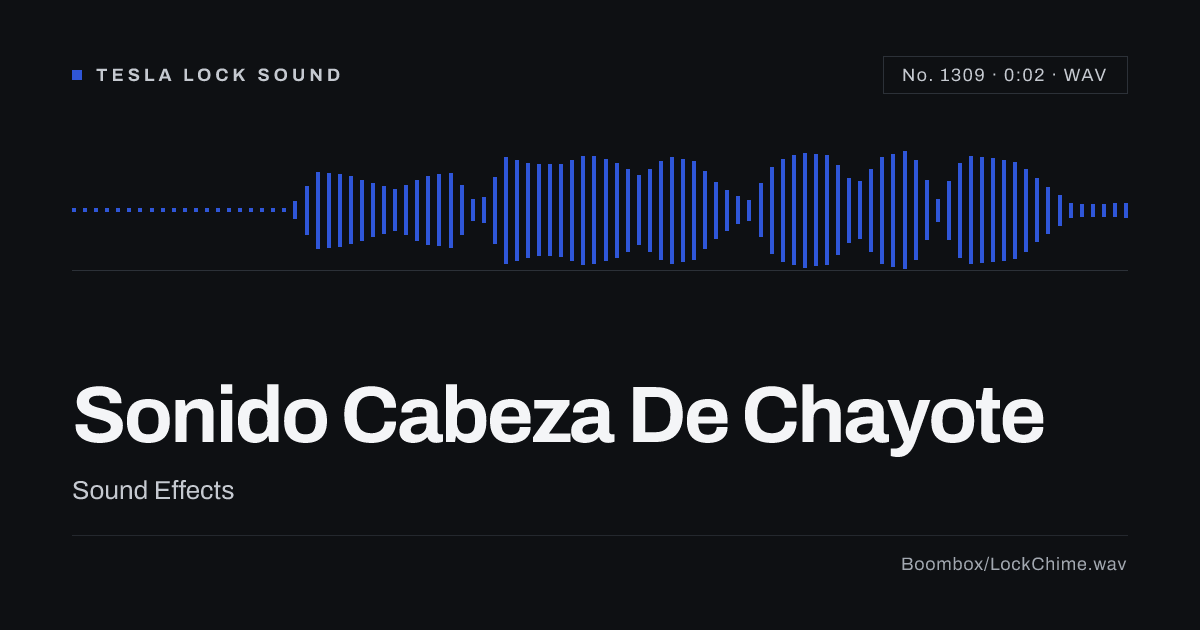 Sonido Cabeza De Chayote Sound Effect: Free WAV Download